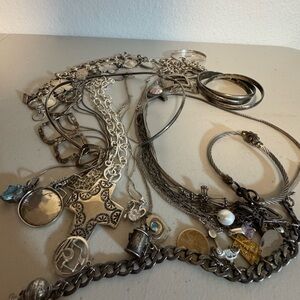 Silpada cross necklace sterling silver collection